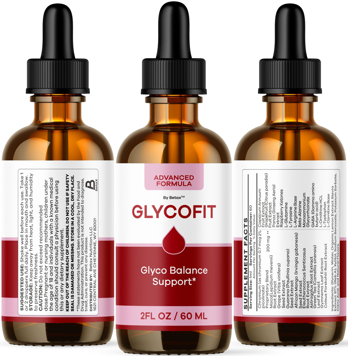 Glycofit Drops 3 Pack Oral Liquid Vitamins I713661