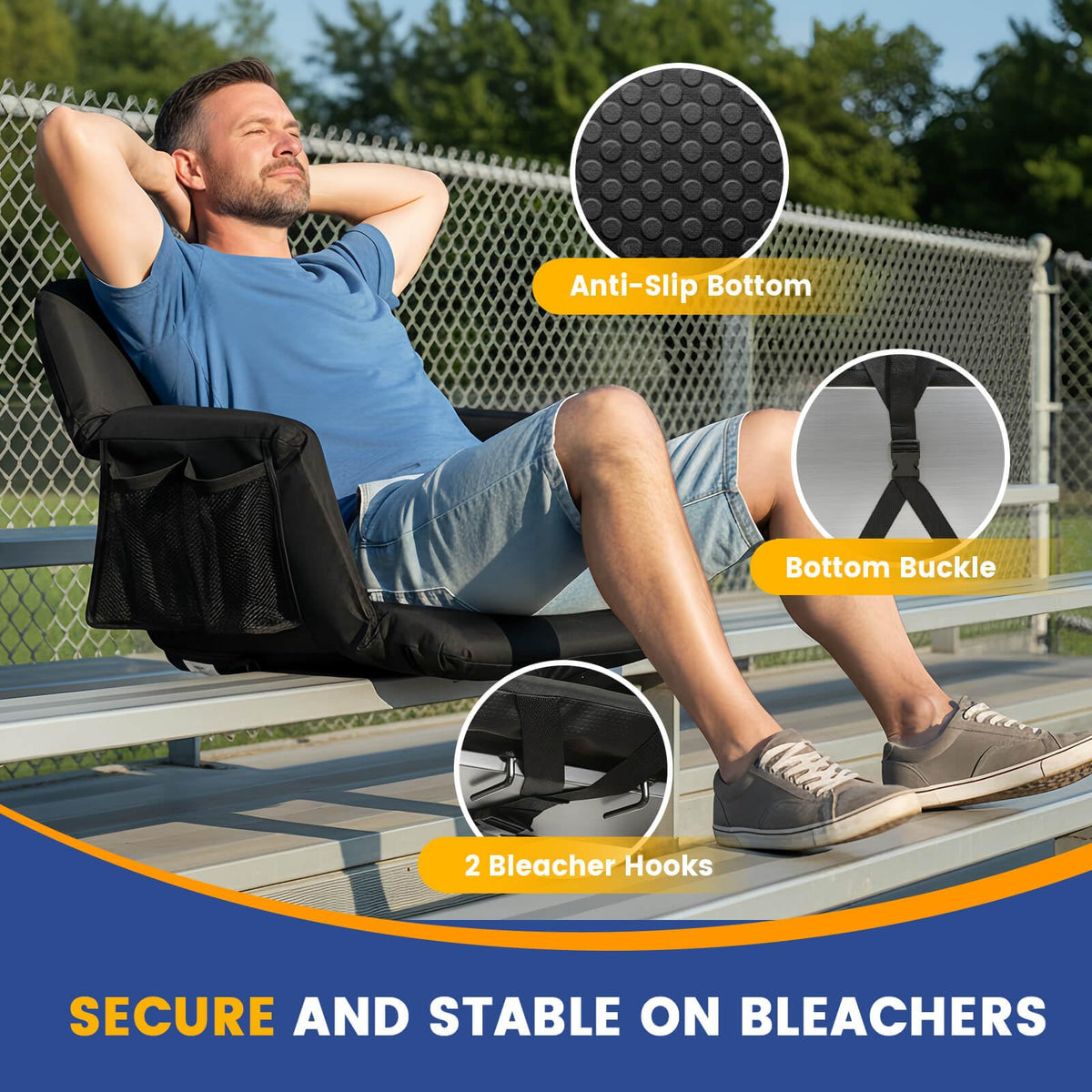 Reclining Stadium Seats with Back Support L844