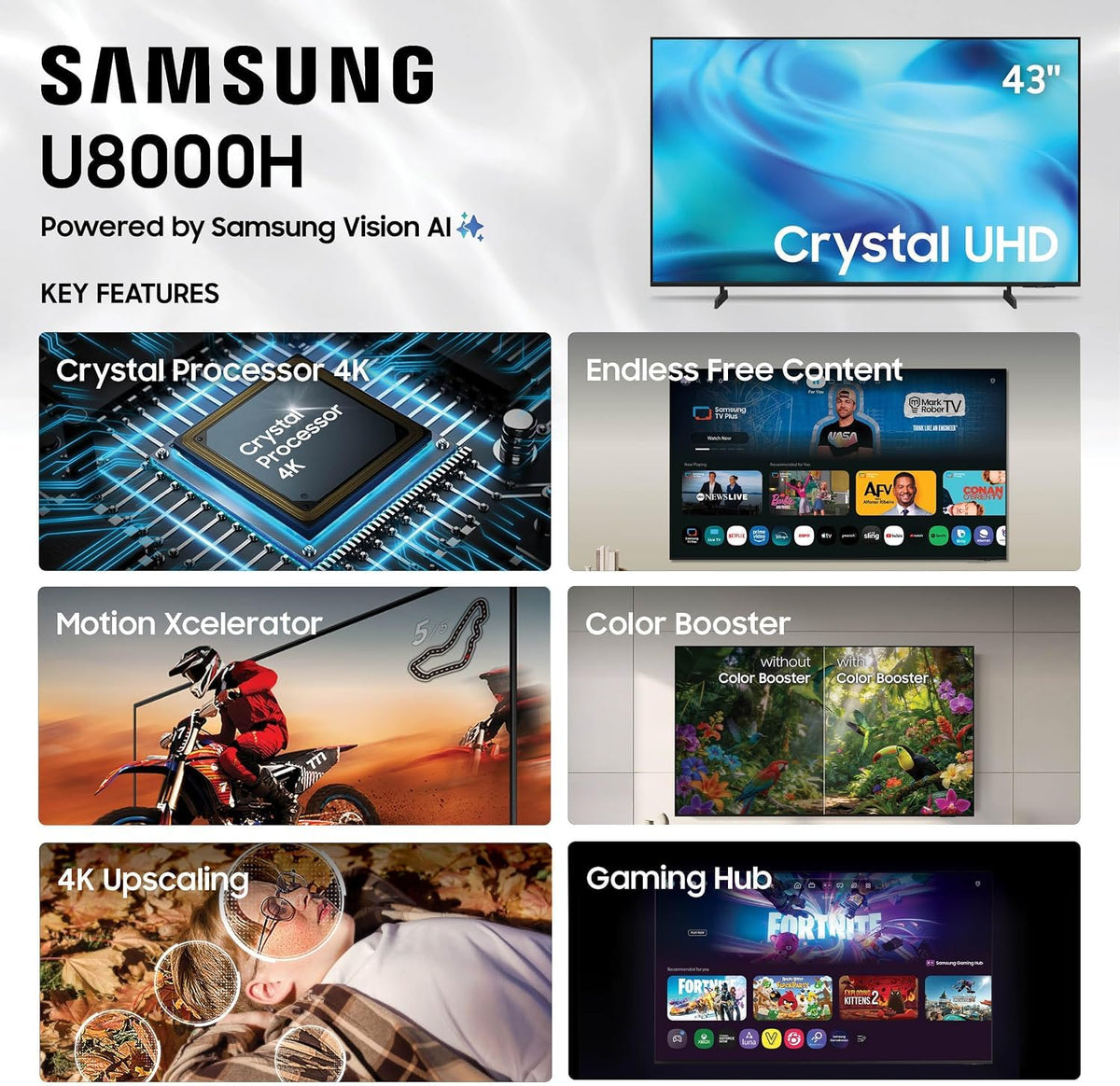 43" 4K Ultra HD Smart TV Y76906