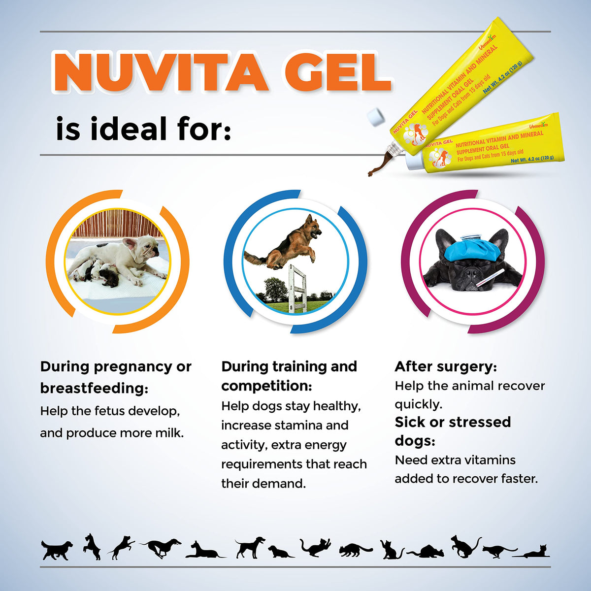 Nutritional Vitamin Gel for Dogs and Cats 4.2 oz Z340