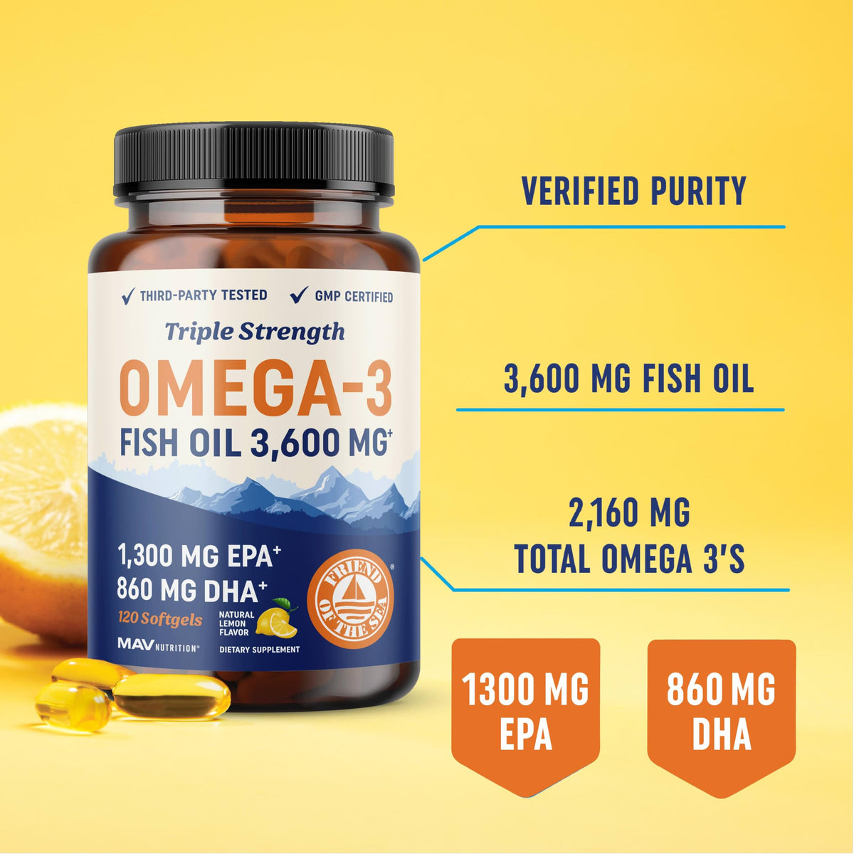 Omega 3 Fish Oil and Probiotic Capsules Z11801