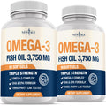 Triple Strength Omega 3 Fish Oil 3750 mg EPA & DHA 180 Count P335062