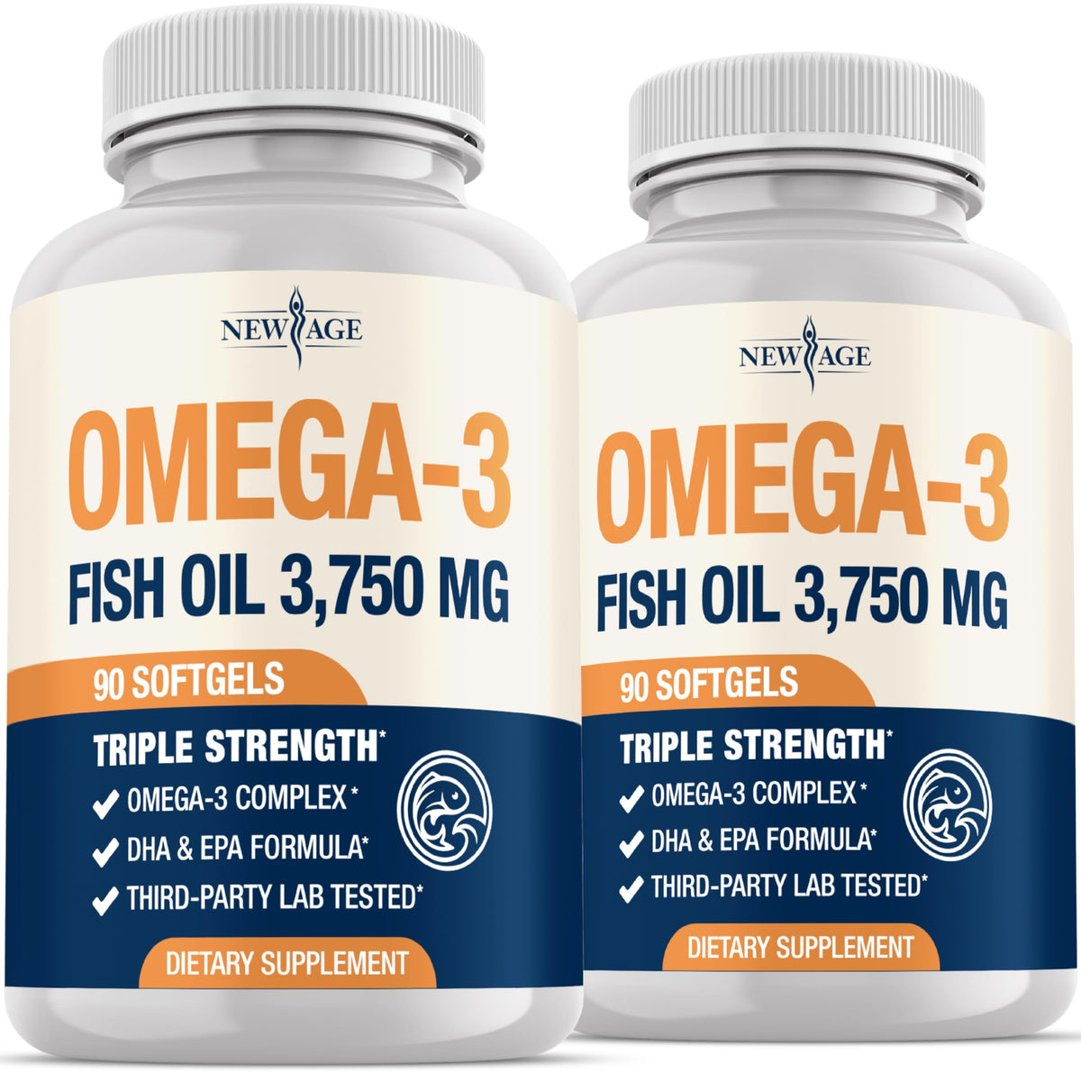 Triple Strength Omega 3 Fish Oil 3750 mg EPA & DHA 180 Count P335062