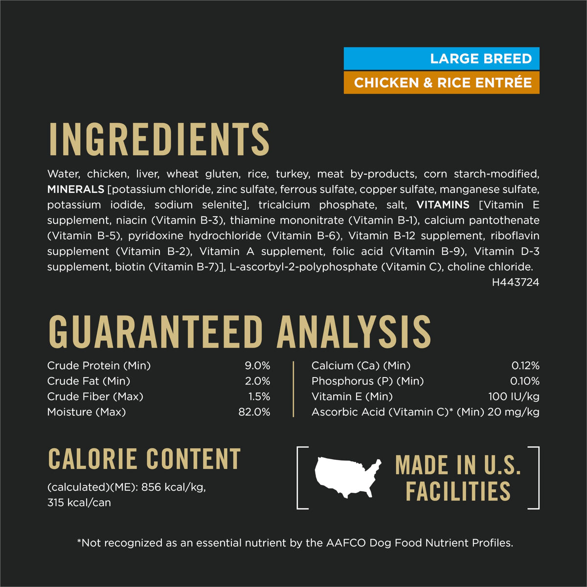 Chicken Gravy Wet Dog Food 13 oz P125
