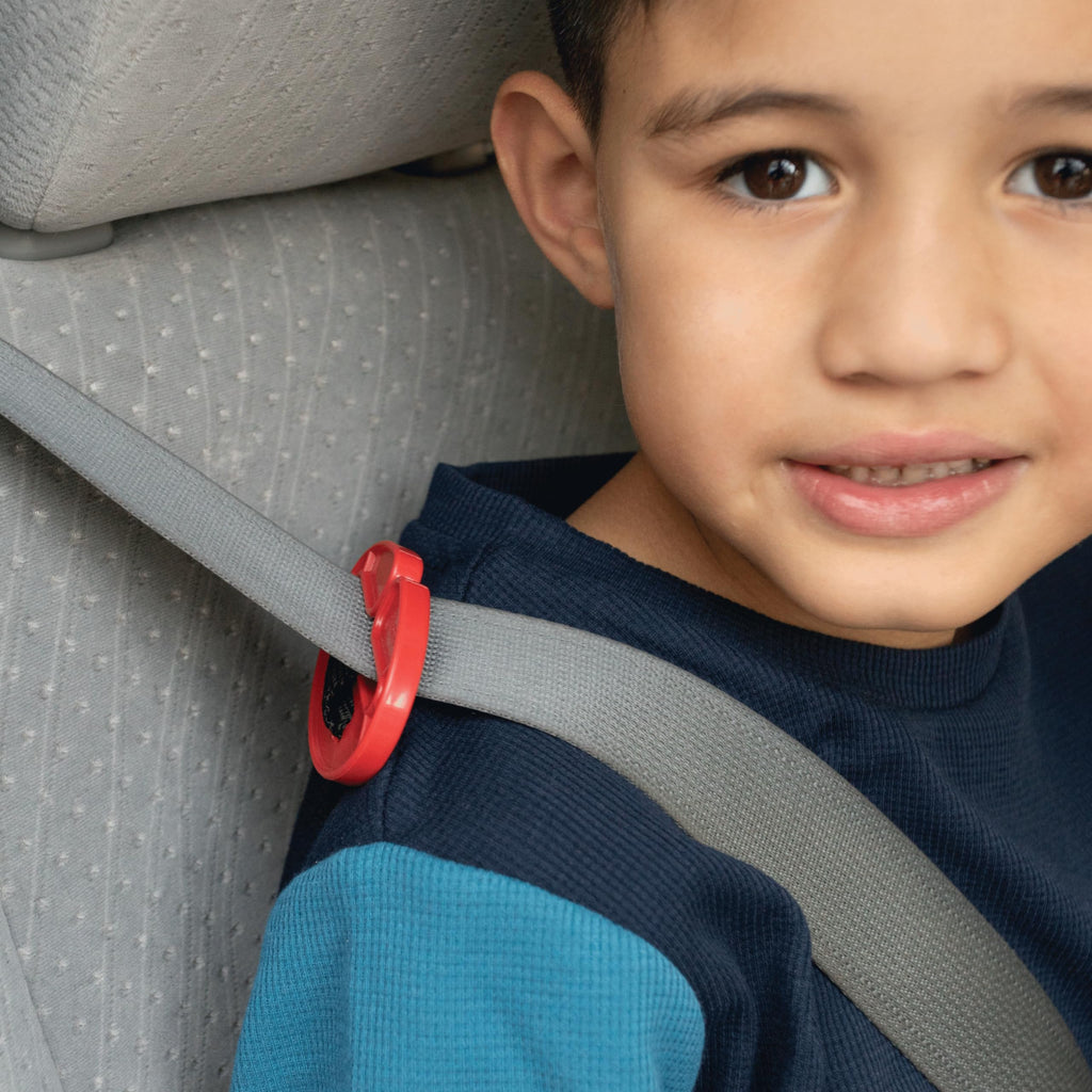Black Backless Belt-Positioning Booster Seat M487