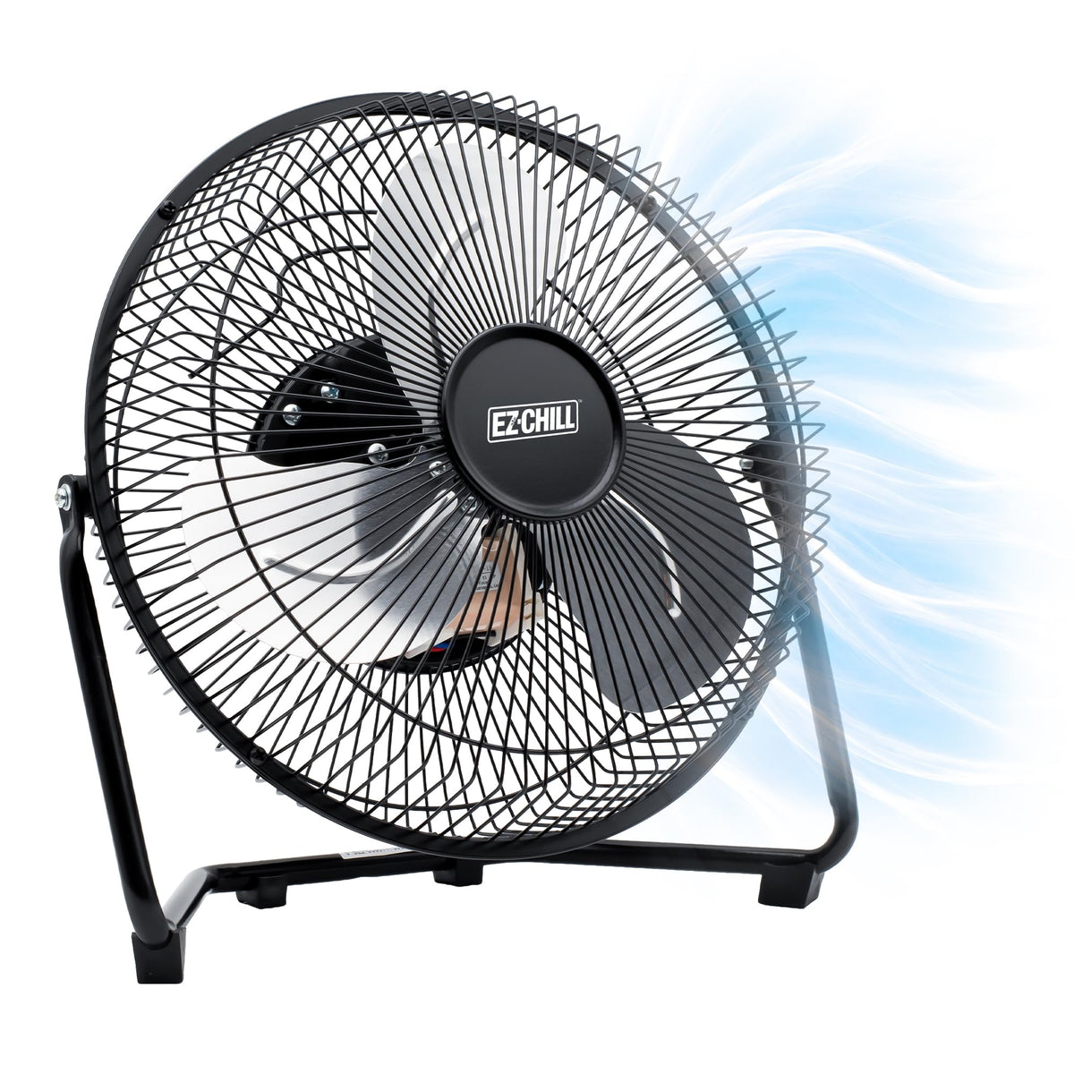 9" 3 Speed Electric Metal Floor Fan with Carry Handle P866406