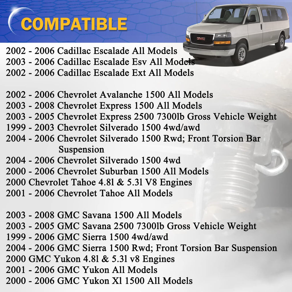 Zinc-Nickel Alloy Front Upper & Lower Ball Joints U733512