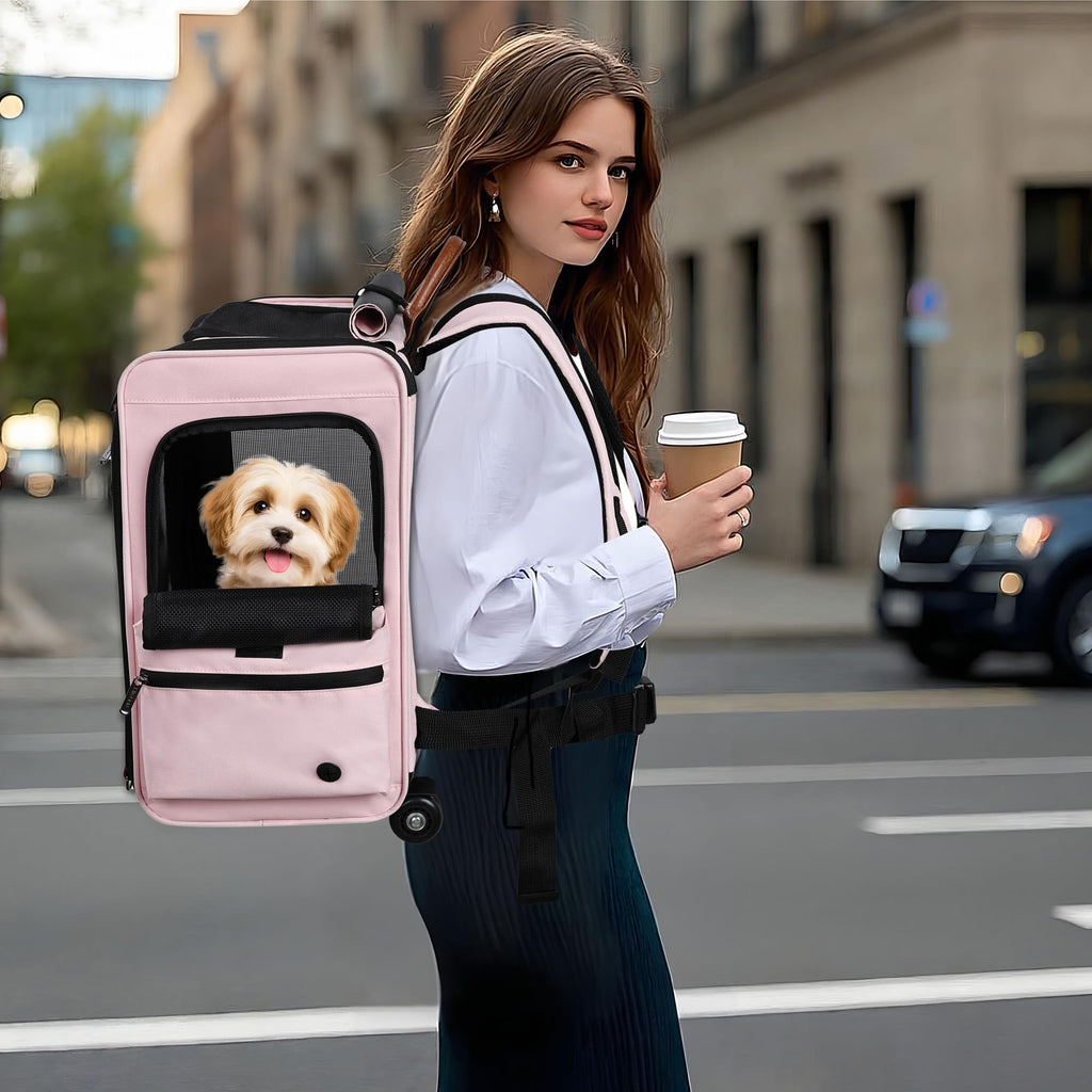 Rolling Dog & Cat Carrier R88384