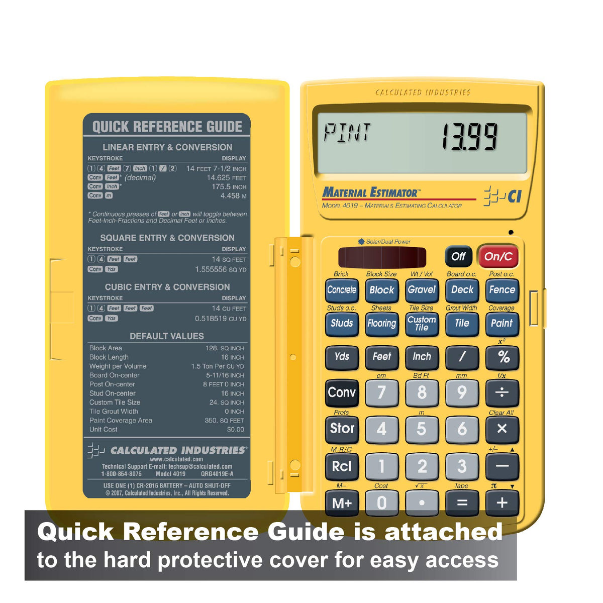 Construction Calculator & Material Estimator Calculator I286