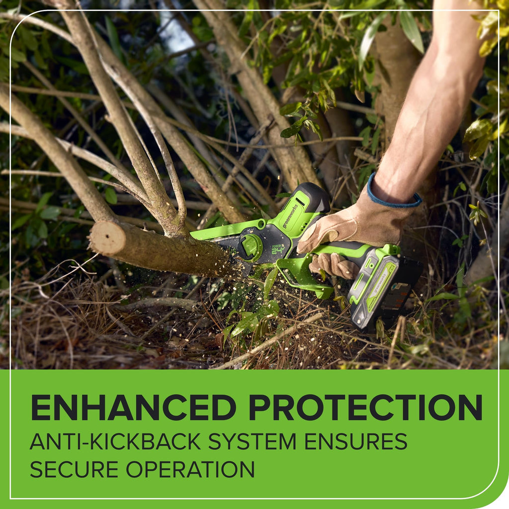 24V 6 in Mini Pruning Chainsaw U974