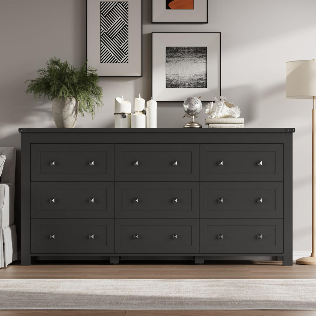 9 Drawer Wood Dresser Q368135