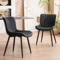 Black Dining Chairs Set of 2 R677146
