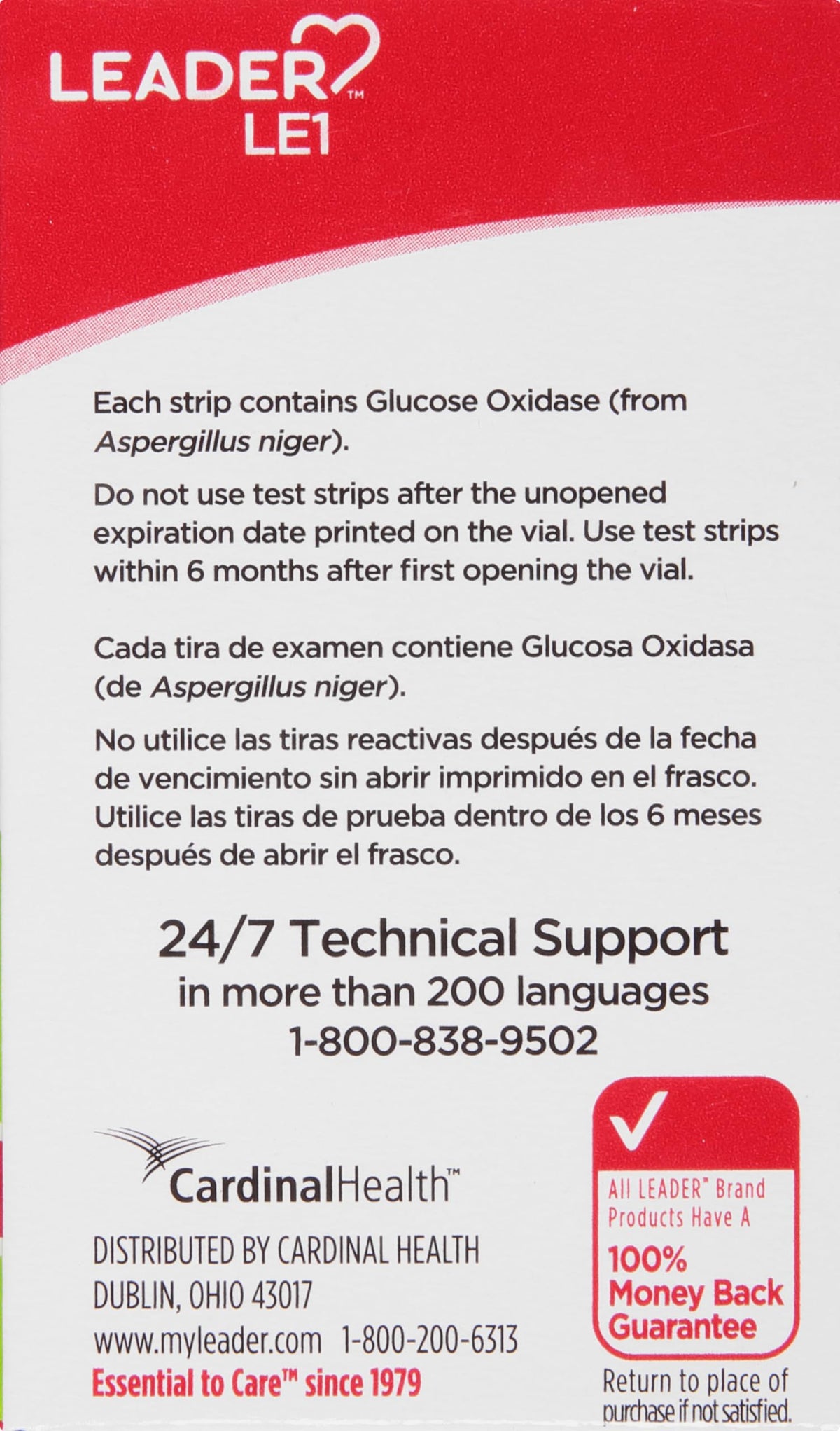 Blood Glucose Test Strips 50 Count Pack of 2 B212