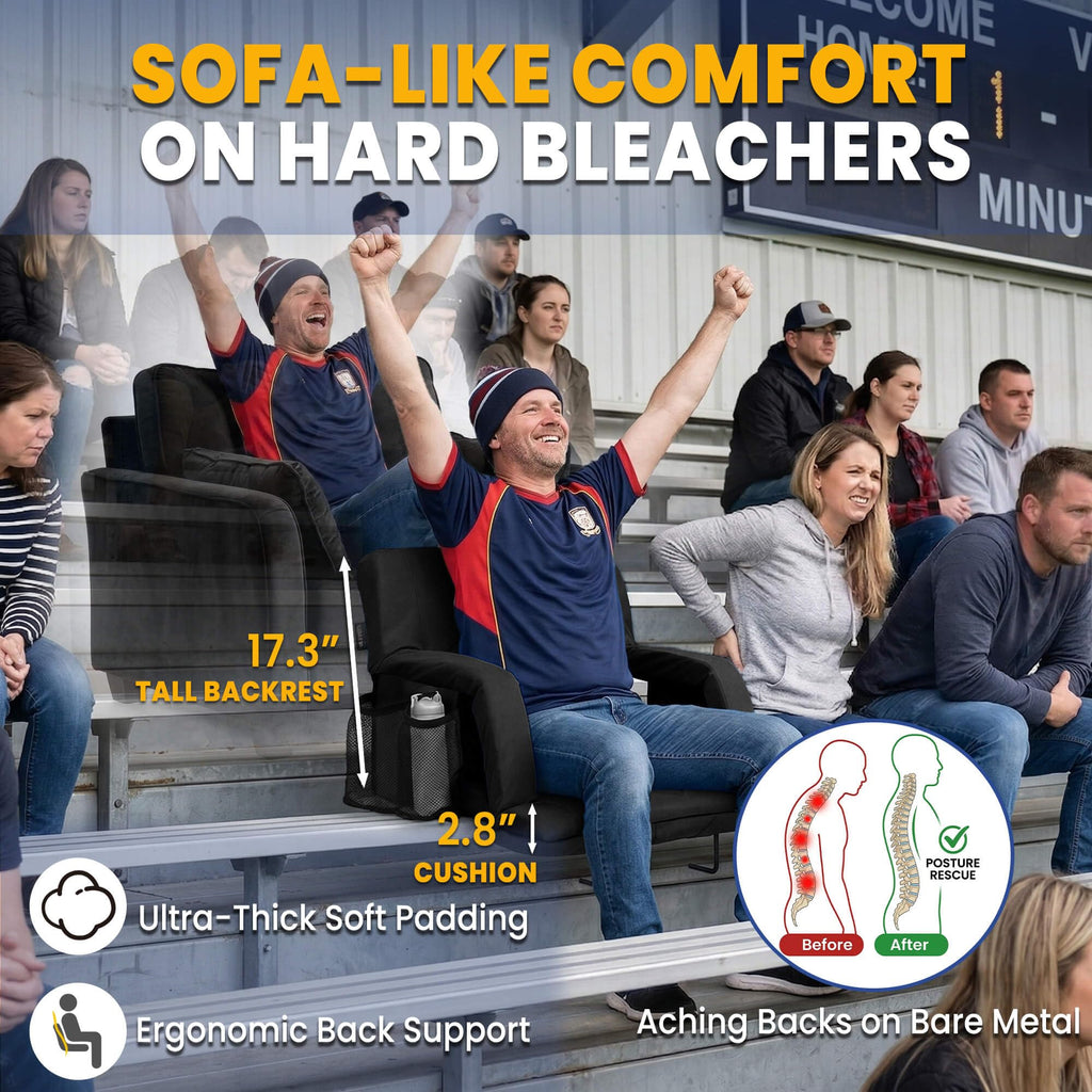 Reclining Stadium Seats with Back Support L844