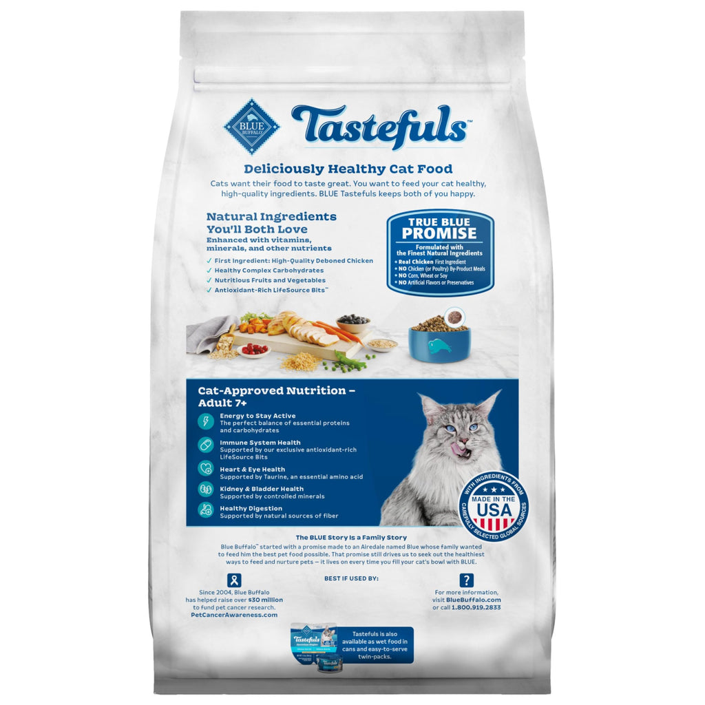 Chicken & Brown Rice Senior Dry Cat Food, 3 lb F981205