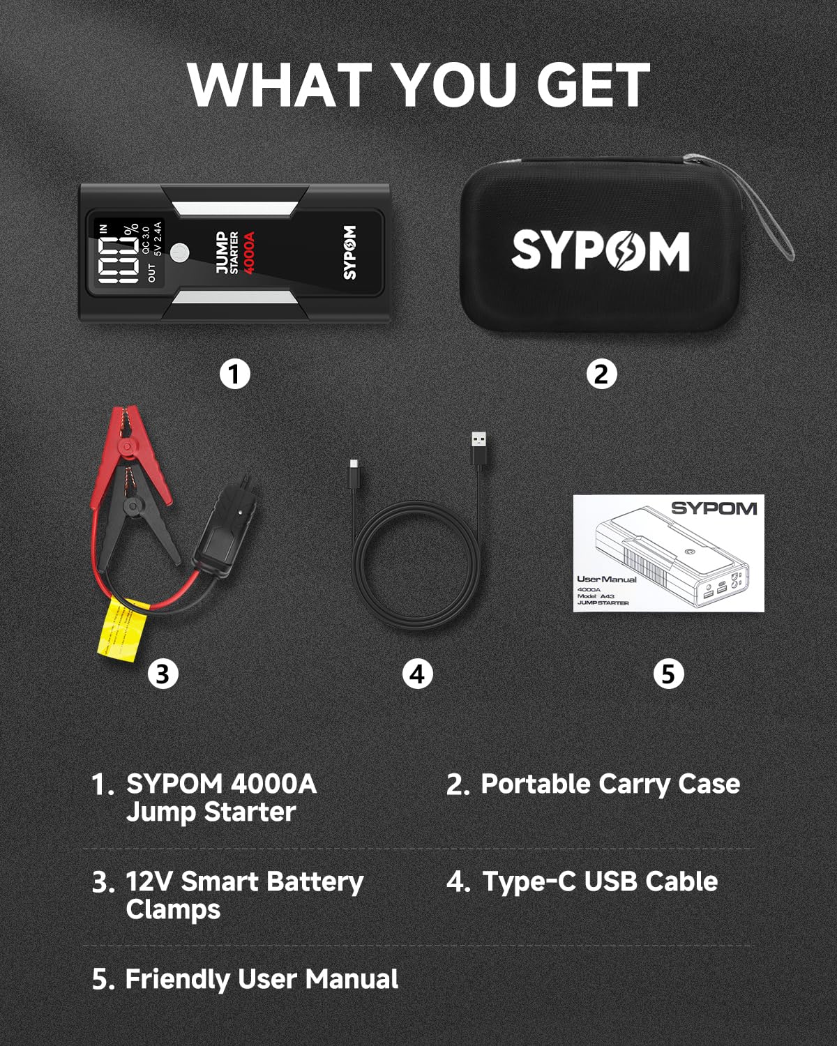 12V Portable Car Jump Starter Power Pack Q871