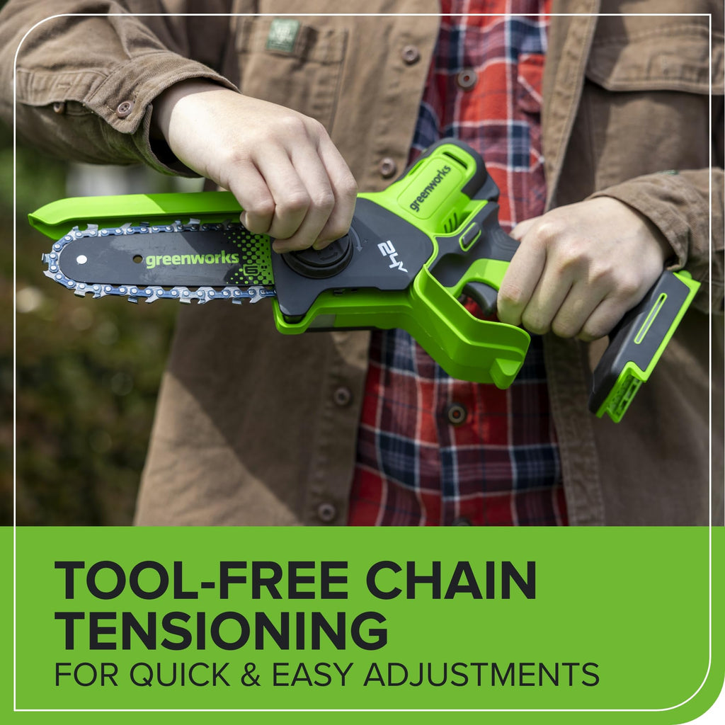 24V 6 in Mini Pruning Chainsaw U974