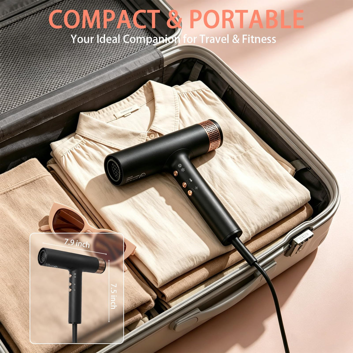 1875W Ionic Hair Dryer with Diffuser M93515