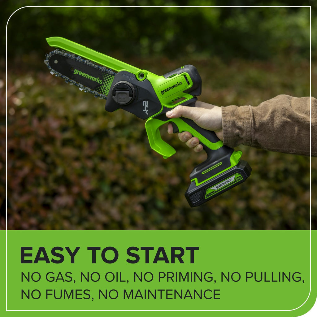 24V 6 in Mini Pruning Chainsaw U974