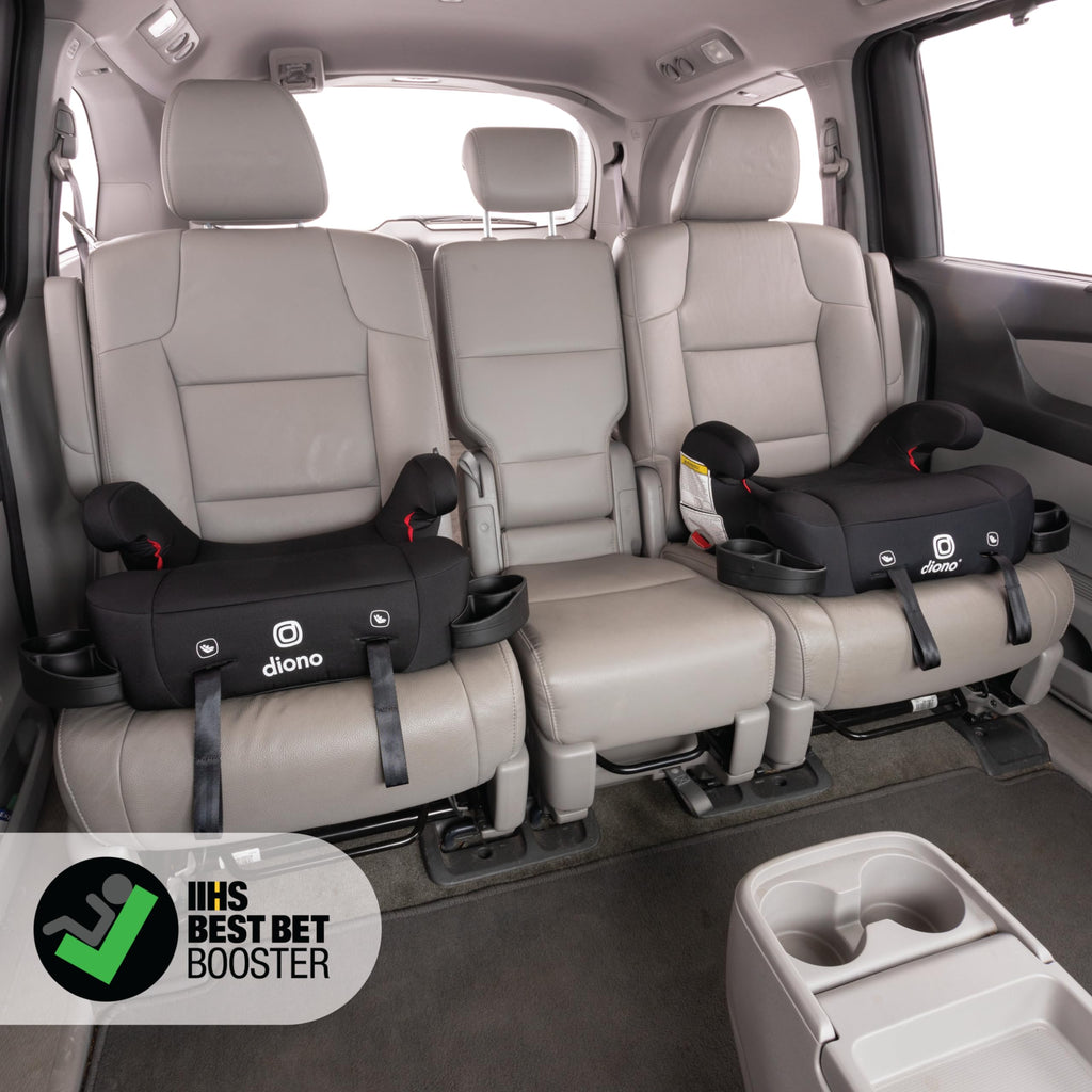 Black Backless Belt-Positioning Booster Seat M487