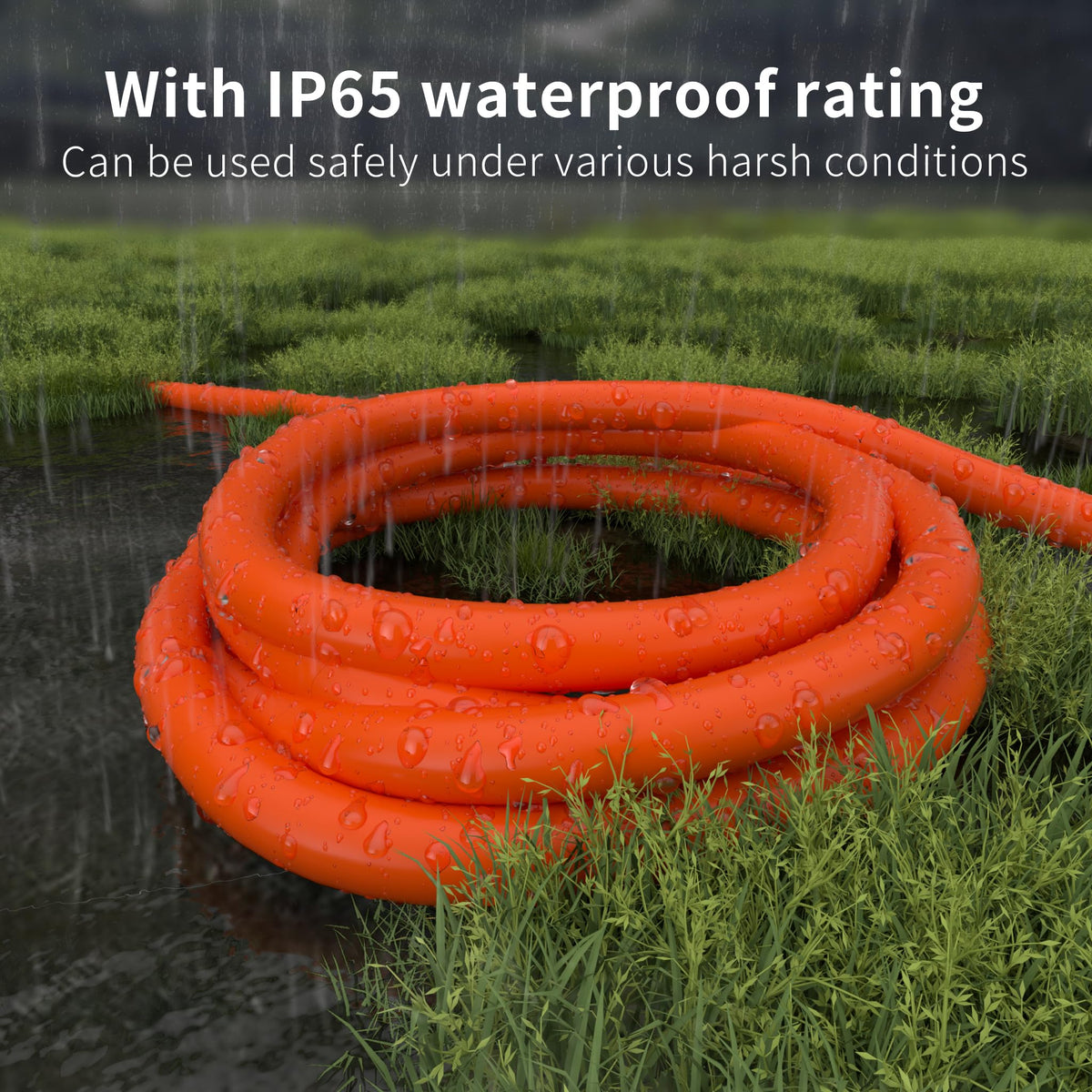 100 FT 16 Gauge Orange Outdoor Extension Cord D2835