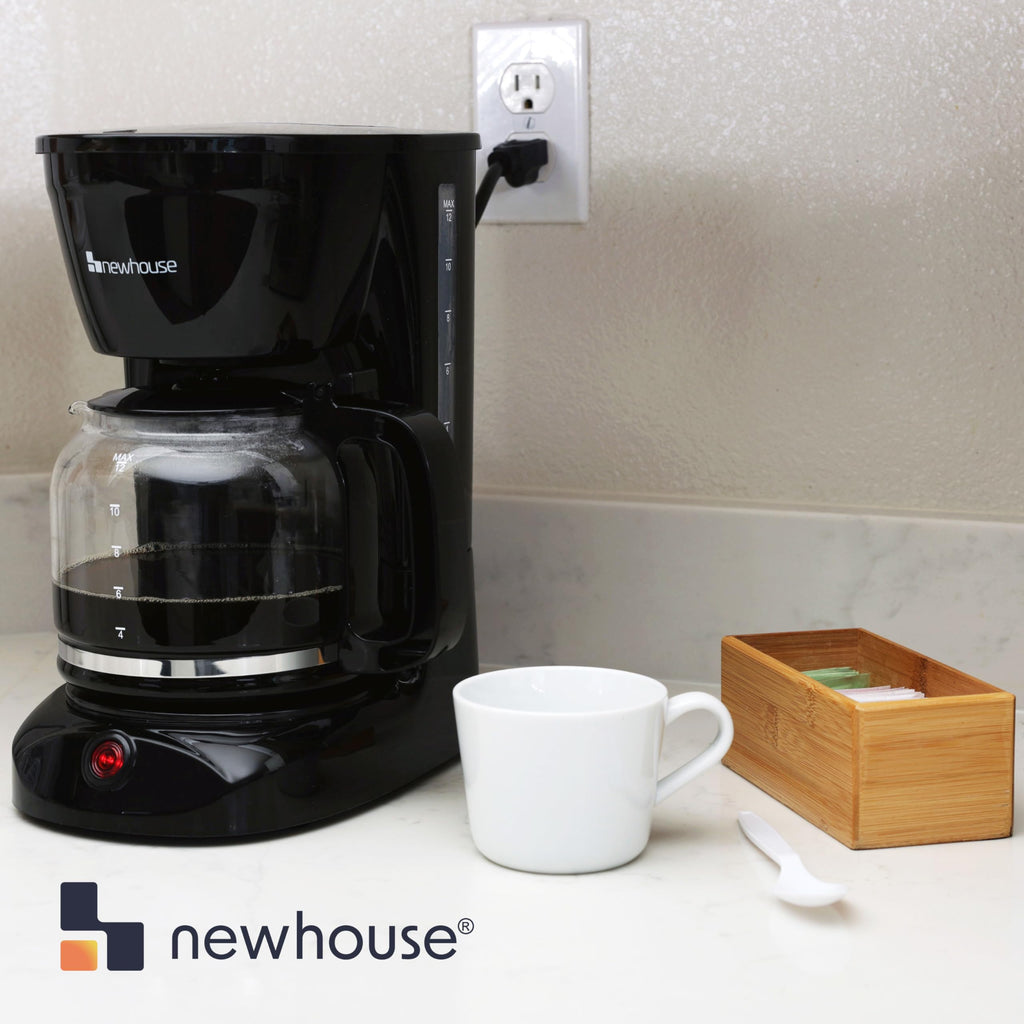 12 Cup Electric Coffee Maker with Auto Shut Off R748