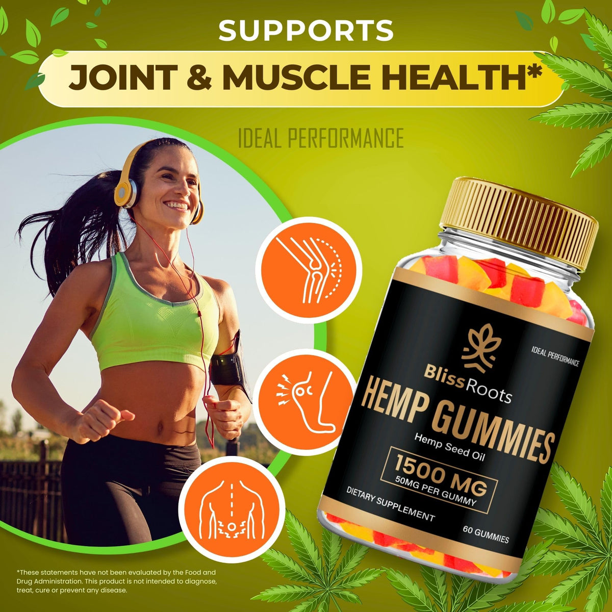 Hemp Gummies with Hemp Seeds Organic Extract 2 Pack U554