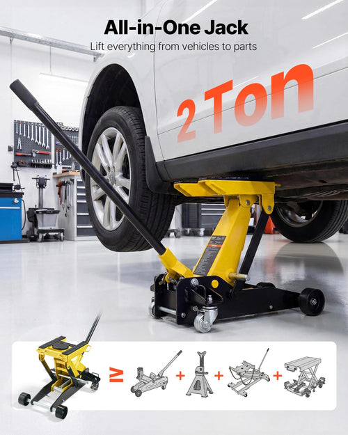 2 Ton Steel Hydraulic Floor Jack U42450