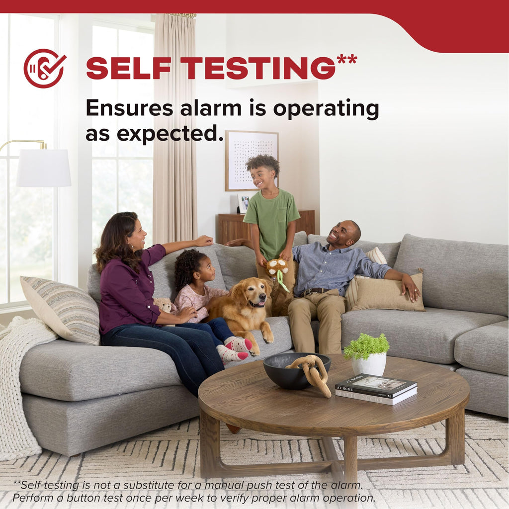 Smoke Detector, AA Battery-Powered, 3 Pack O4174