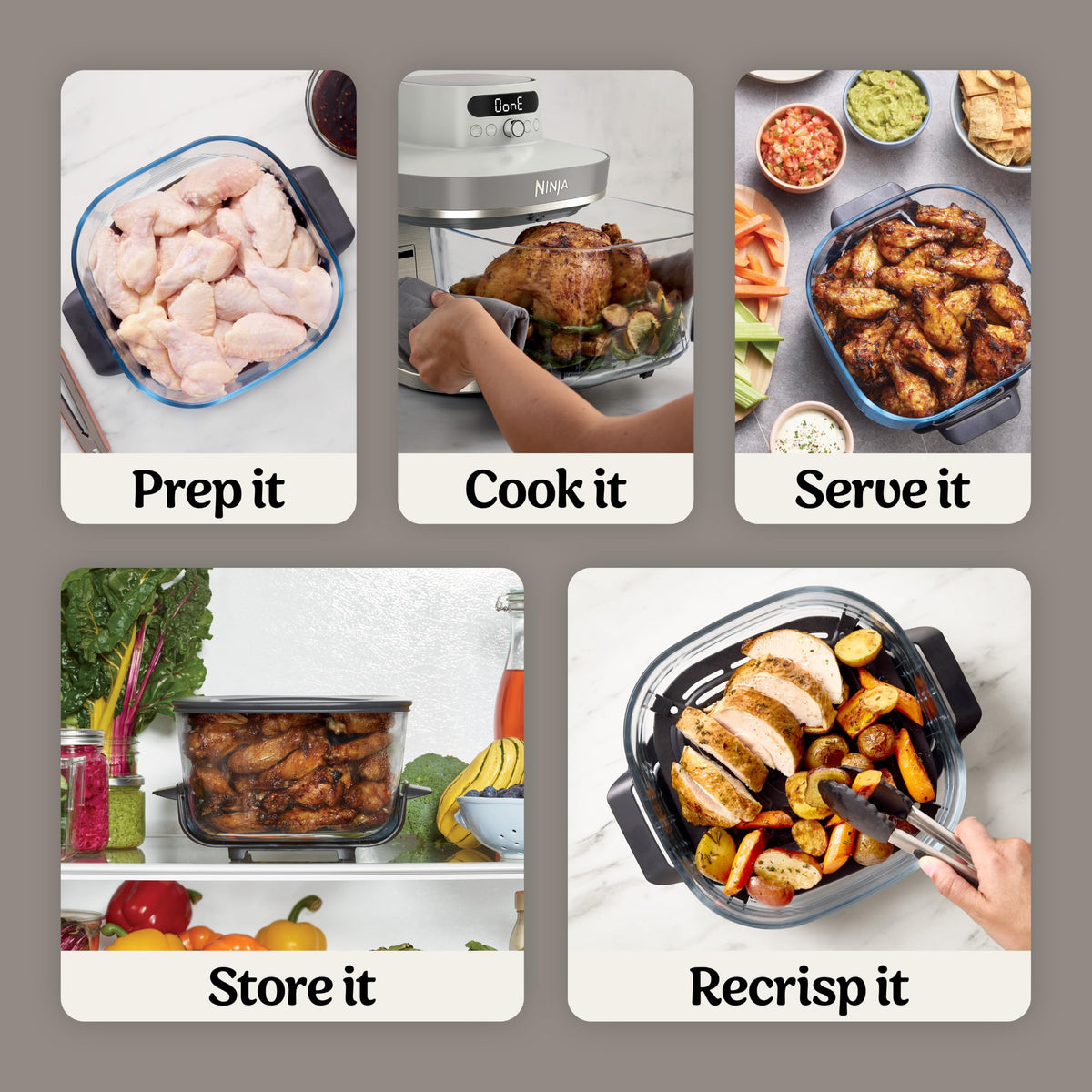 Glass Air Fryer P841