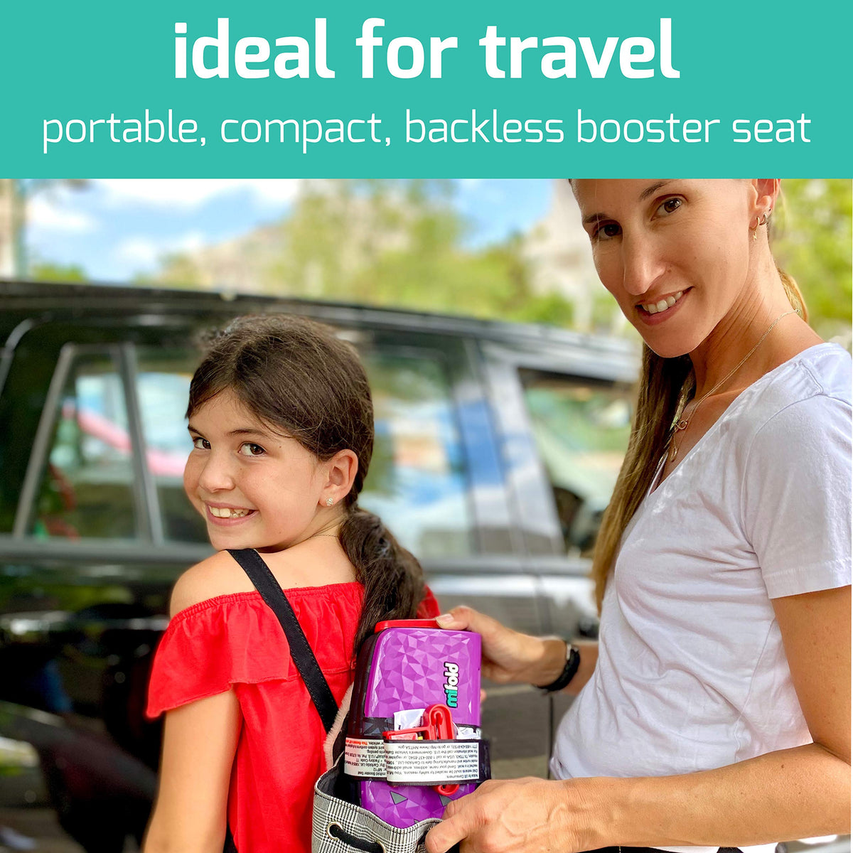 Backless Booster Seat with Carry Bag A409