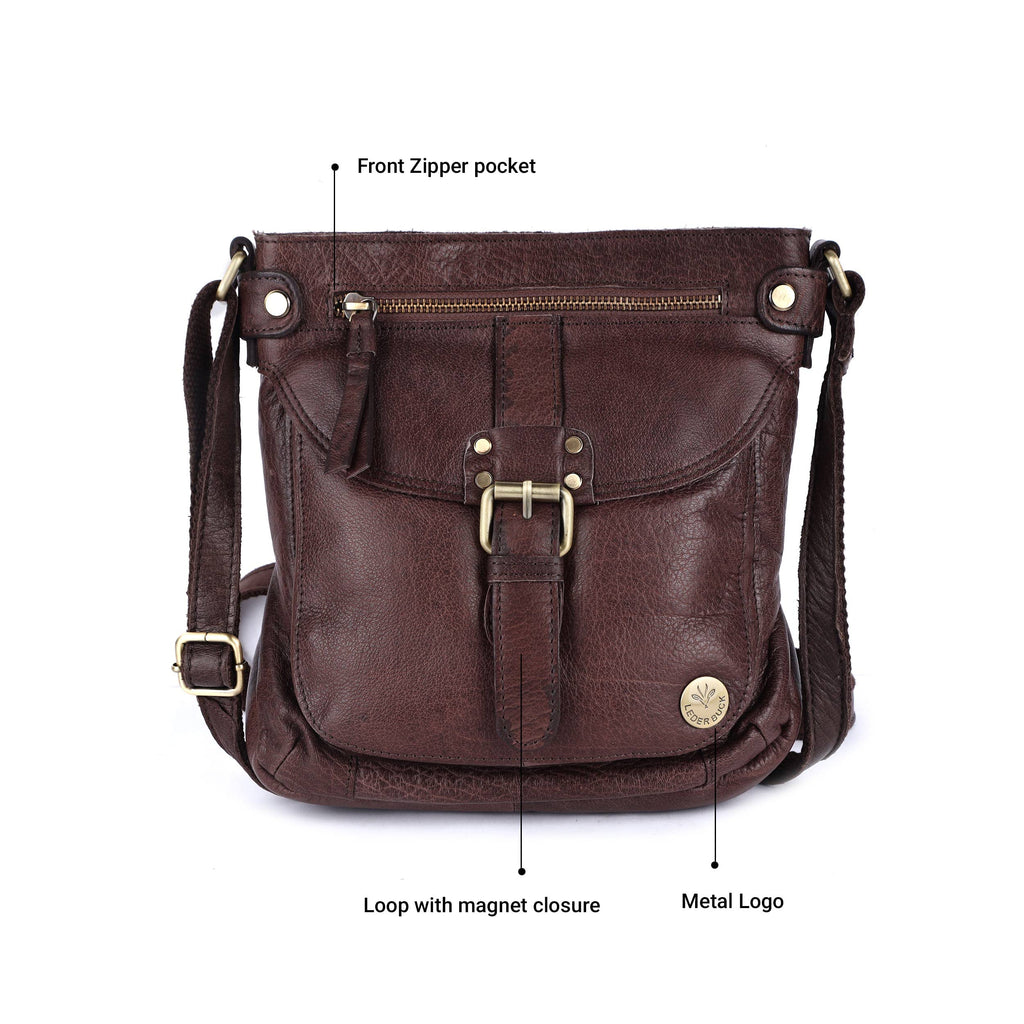 Real Leather Crossbody Handbags & Purses U71599