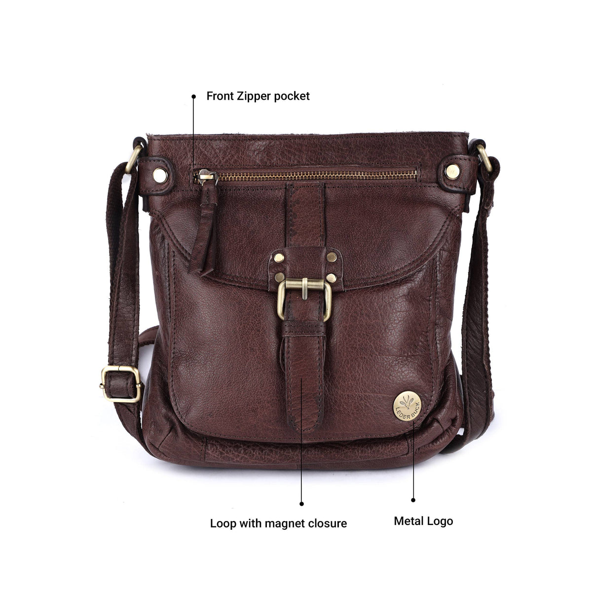 Real Leather Crossbody Handbags & Purses U71599